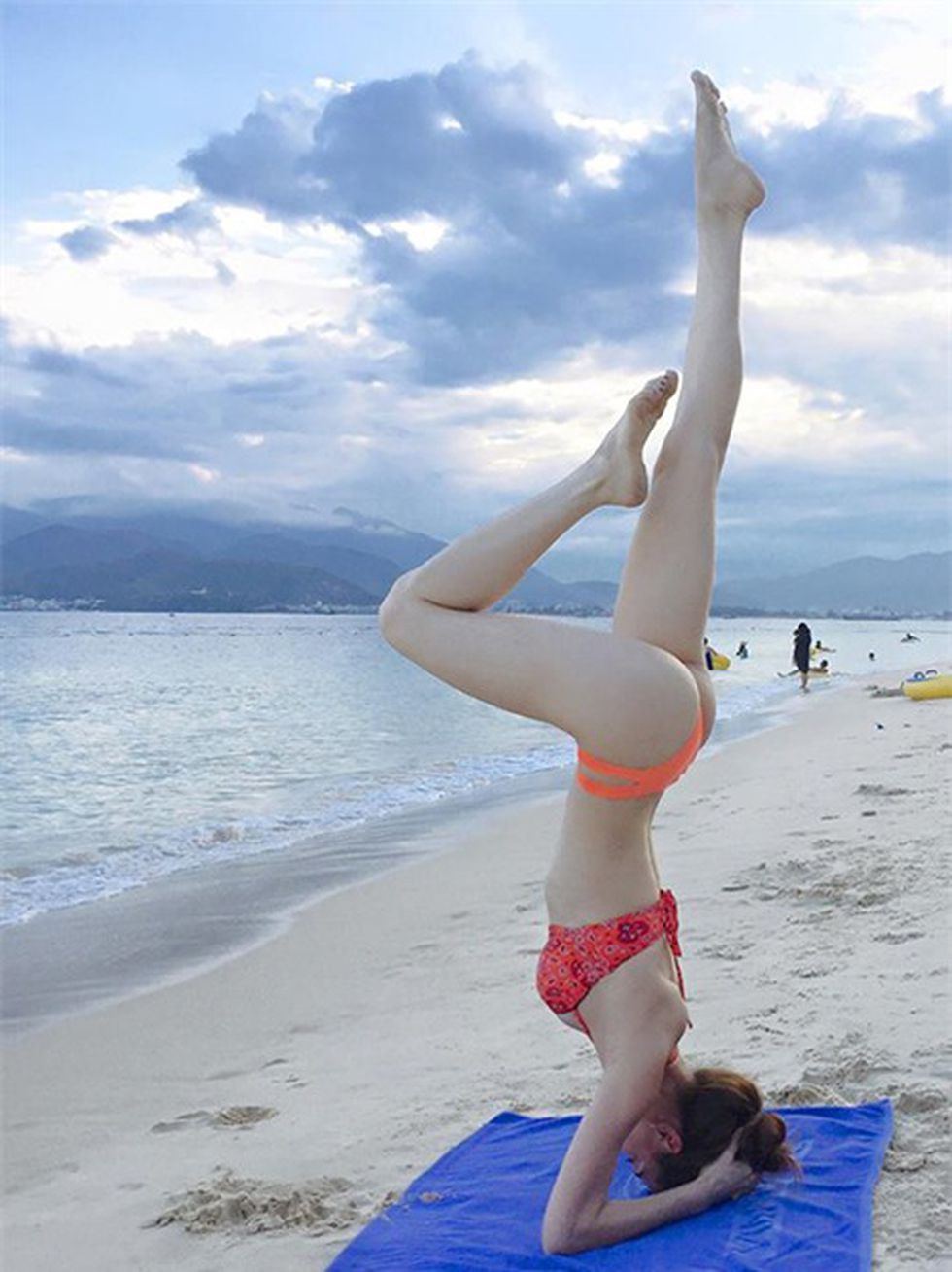 Yoga giúp Hồ Ngọc Hà cân bằng vóc dáng và làn da